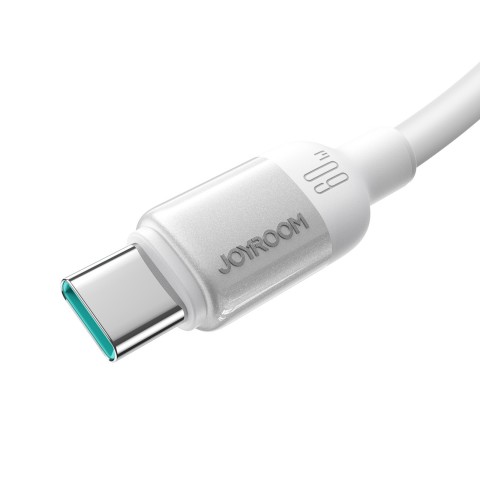 
„Lively“ serijos 3A USB-A - USB-C laidas 1,2 m - baltas
