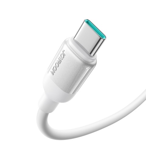 
„Lively“ serijos 3A USB-A - USB-C laidas 1,2 m - baltas
