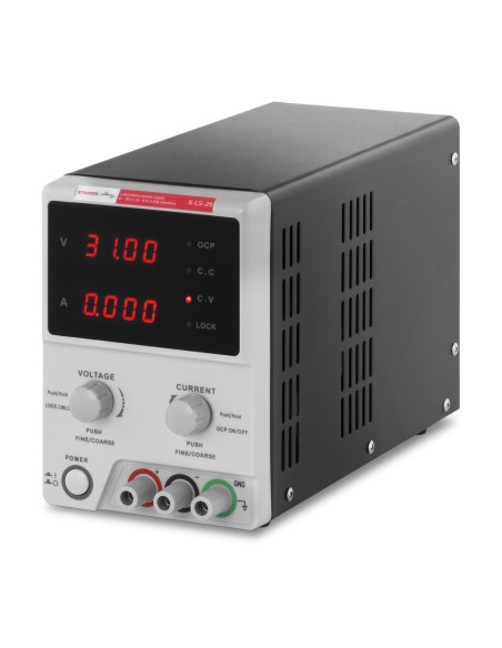 Laboratorinis maitinimo šaltinis 0-30VDC 0-5A USB / RS232 + CD S-LS-29 Laboratorinis maitinimo šaltinis 0-30VDC 0-5A USB / RS232 + CD S-LS-29