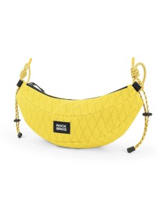 
Dviračio krepšys ant vairo arba per petį, banano formos, 1,8 l - geltonas
