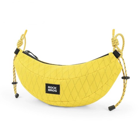 
Dviračio krepšys ant vairo arba per petį, banano formos, 1,8 l - geltonas
