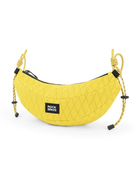
Dviračio krepšys ant vairo arba per petį, banano formos, 1,8 l - geltonas
