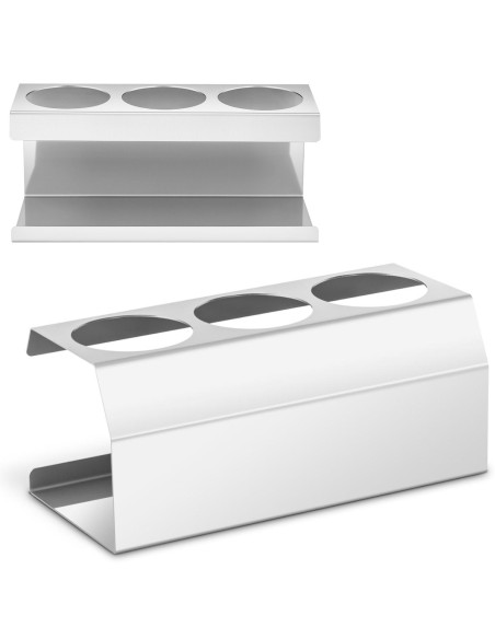 Stovas buteliukams padažo dozatoriams nerūdijantis plienas 3x sk. 73 mm