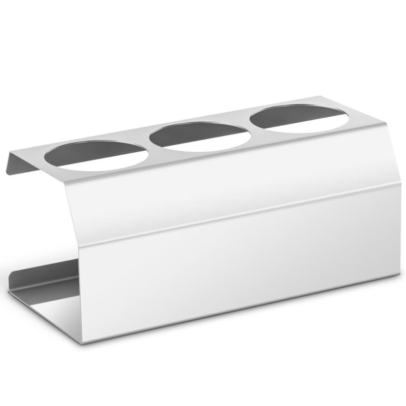 Stovas buteliukams padažo dozatoriams nerūdijantis plienas 3x sk. 73 mm