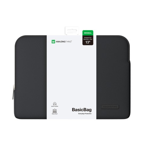 
Minimalus „BasicBag“ nešiojamojo kompiuterio krepšys, skirtas „MacBook Neo 13“ – juodas
