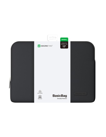 
Minimalus „BasicBag“ nešiojamojo kompiuterio krepšys, skirtas „MacBook Neo 13“ – juodas
