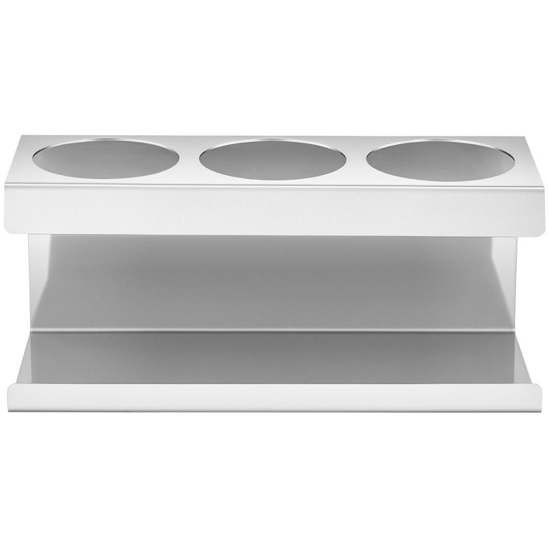 Stovas buteliukams padažo dozatoriams nerūdijantis plienas 3x sk. 73 mm