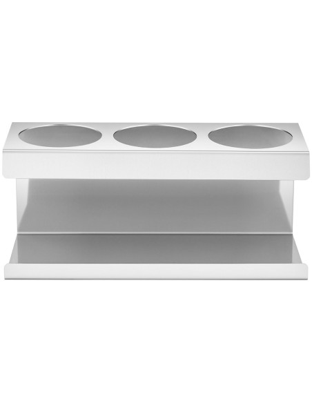 Stovas buteliukams padažo dozatoriams nerūdijantis plienas 3x sk. 73 mm