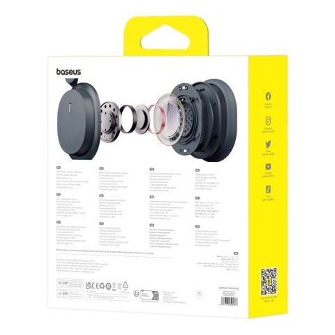 
Bowie D05 belaidės „Bluetooth“ ausinės – juodos
