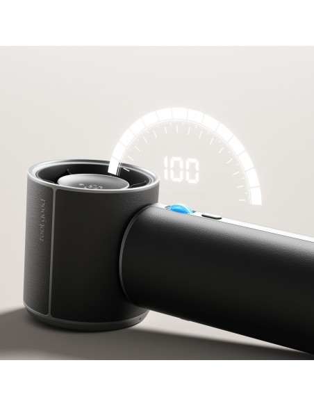 
Mini nešiojamas ventiliatorius su 4250 mAh USB-C įkrovimu – juodas
