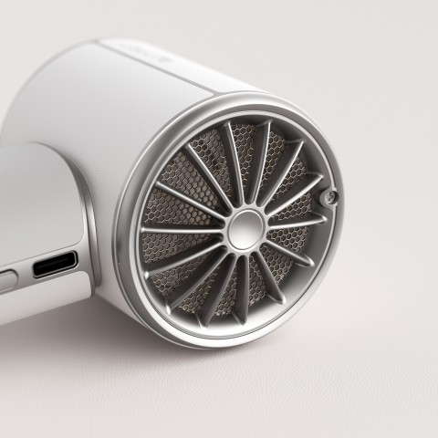 
Mini nešiojamas ventiliatorius su 4250 mAh USB-C įkrovimu – baltas
