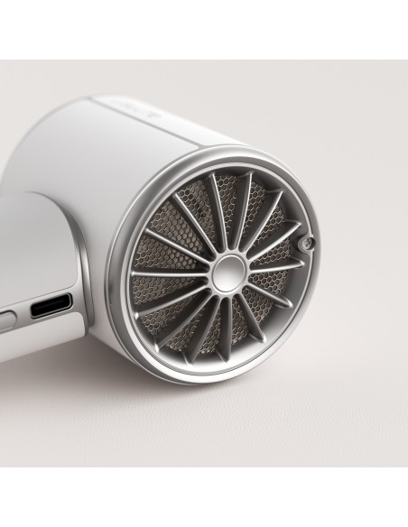 
Mini nešiojamas ventiliatorius su 4250 mAh USB-C įkrovimu – baltas
