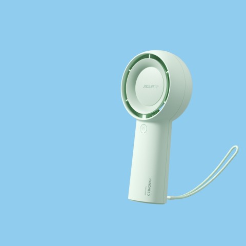 
Rankinis mini pūstuvas, nešiojamas ventiliatorius, 4000 mAh - žalias
