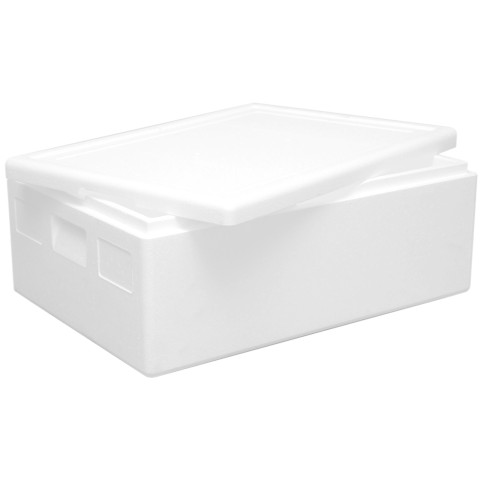 
Termobox polistirolo termodėžė su dangčiu, PZH sertifikatas, 685x485x265mm, 53L
