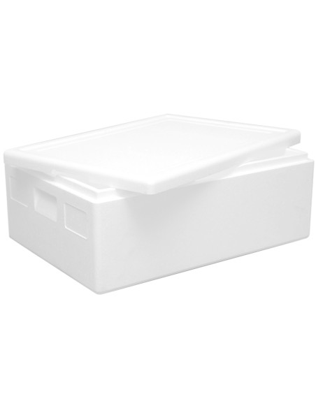 
Termobox polistirolo termodėžė su dangčiu, PZH sertifikatas, 685x485x265mm, 53L
