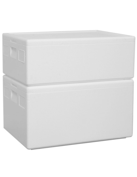 
Termobox polistirolo termodėžė su dangčiu, PZH sertifikatas, 685x485x365mm, 80L
