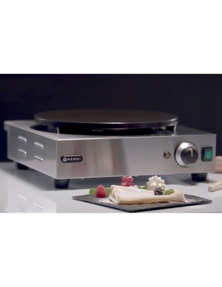 Apvalus blynų kepimo aparatas elektrinis sk. 40cm 3000W – Hendi 212028