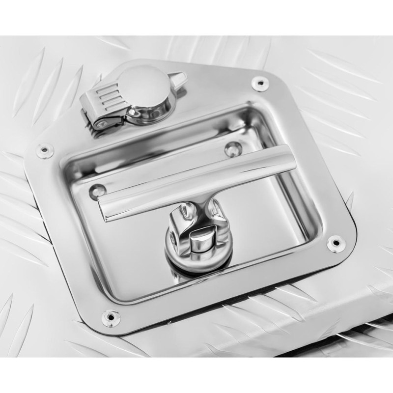 Aliumininė dirbtuvių įrankių dėžė su dangteliu 120 l