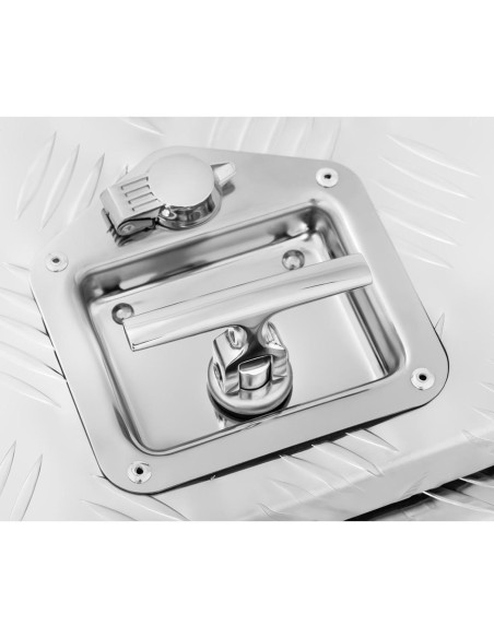 Aliumininė dirbtuvių įrankių dėžė su dangteliu 120 l Aliumininė dirbtuvių įrankių dėžė su dangteliu 120 l