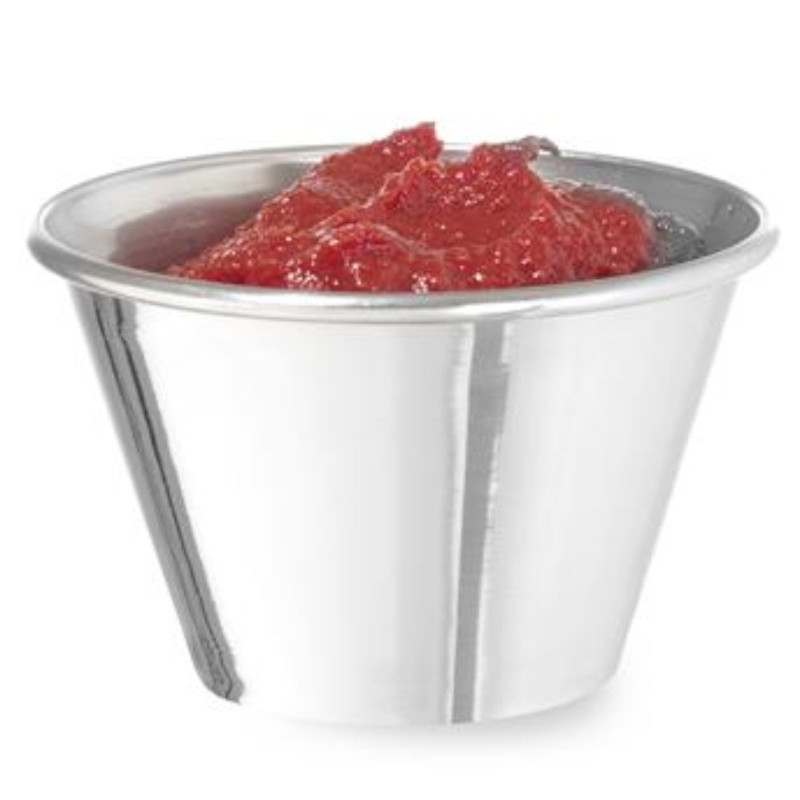 ramekin dubuo nerūdijančio plieno panardinimo indas skm. 73 mm 12 vnt 115 ml - Hendi 400036