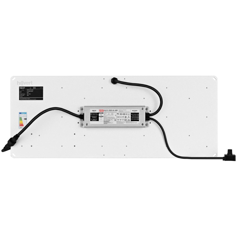 Augalų augimo lempa viso spektro 60 x 24 cm 468 LED 220 W sidabrinė