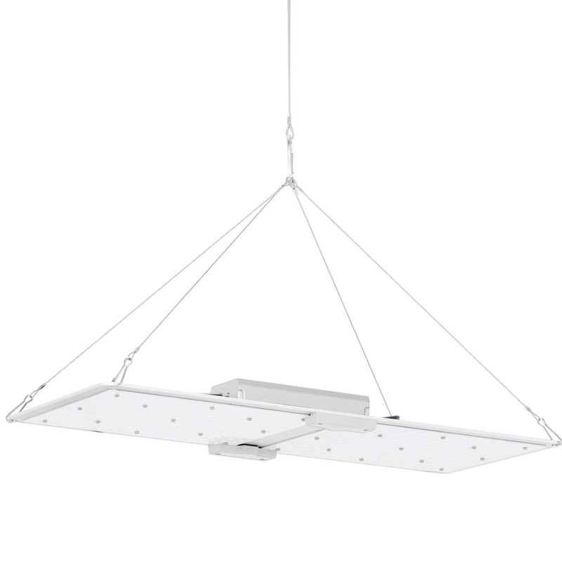 Augalų augimo lempa viso spektro 60 x 24 cm 468 LED 220 W sidabrinė