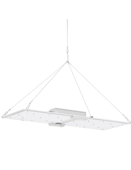 Augalų augimo lempa viso spektro 60 x 24 cm 468 LED 220 W sidabrinė Augalų augimo lempa viso spektro 60 x 24 cm 468 LED 220 W sidabrinė