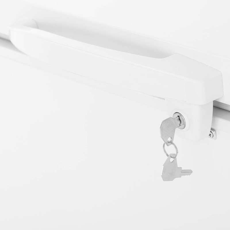 Užrakinamas krūtinės šaldiklis 1 krepšys 152 L -12 iki -28 C 78 W