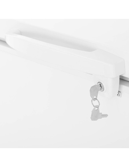 Užrakinamas krūtinės šaldiklis 1 krepšys 152 L -12 iki -28 C 78 W