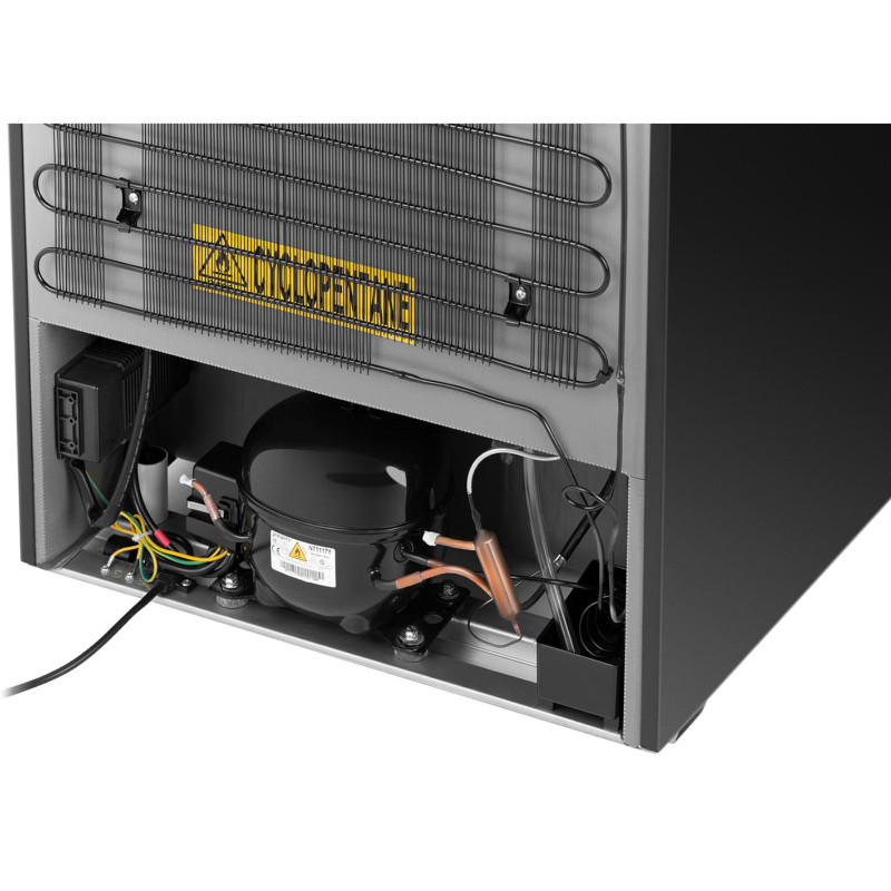 Winiarka šaldytuvas vyno šaldytuvas 199 buteliams LED 428 l juodas