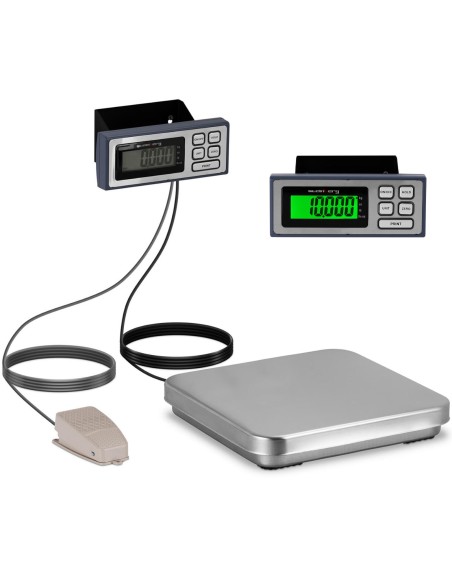 Picos virtuvės maisto svarstyklės su pedalu LCD 10 kg / 2 g 32 x 31 cm Picos virtuvės maisto svarstyklės su pedalu LCD 10 kg / 2 g 32 x 31 cm