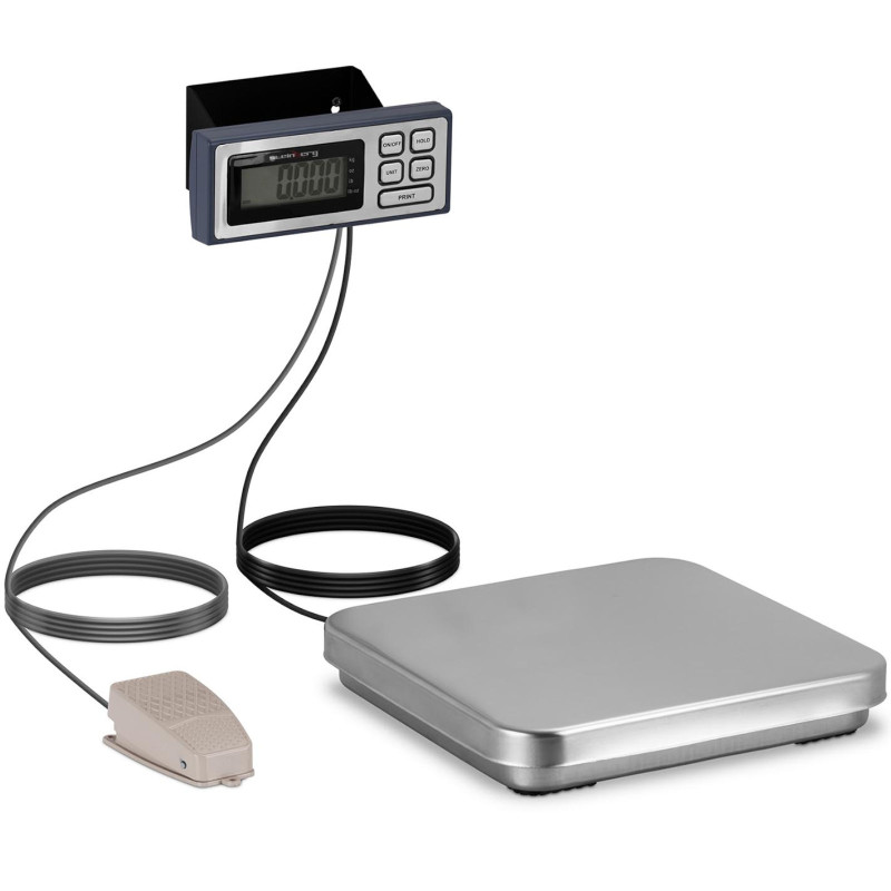 Picos virtuvės maisto svarstyklės su pedalu LCD 10 kg / 2 g 32 x 31 cm