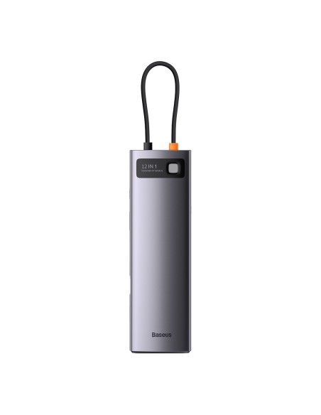 Daugiafunkcis HUB 12in1 USB-C HDMI DP USB-C mini lizdas 3,5 mm RJ45 SD Daugiafunkcis HUB 12in1 USB-C HDMI DP USB-C mini lizdas 3,5 mm RJ45 SD