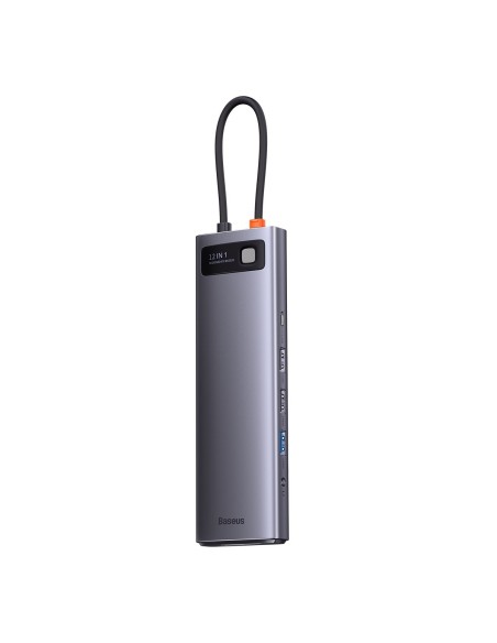 Daugiafunkcis HUB 12in1 USB-C HDMI DP USB-C mini lizdas 3,5 mm RJ45 SD Daugiafunkcis HUB 12in1 USB-C HDMI DP USB-C mini lizdas 3,5 mm RJ45 SD