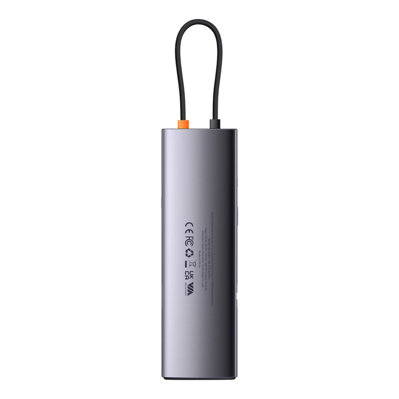 Daugiafunkcis HUB 12in1 USB-C HDMI DP USB-C mini lizdas 3,5 mm RJ45 SD