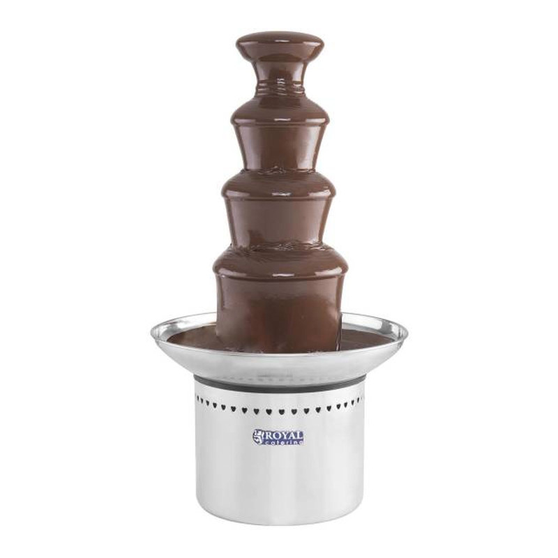 Fondue fontanas iš plieno, 4 aukštų, 230W