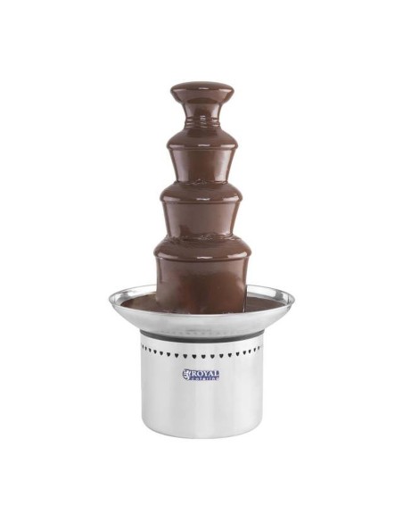 Fondue fontanas iš plieno, 4 aukštų, 230W Fondue fontanas iš plieno, 4 aukštų, 230W