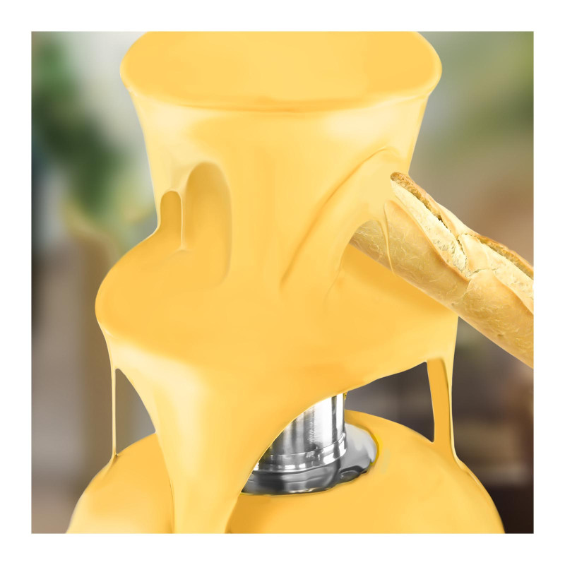 Fondue fontanas iš plieno, 4 aukštų, 230W