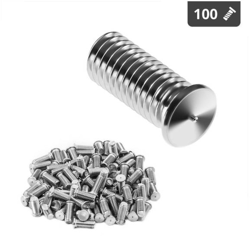 Suvirinimo kaiščiai suvirinimo aparatams nerūdijančio plieno suvirinimo aparatai M6 15mm Stamos Vokietija 100 vnt.