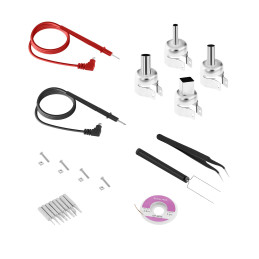 Profesionali litavimo stotelė su didinamąja lempa 3in1 USB Stamos Soldering S-LS-22