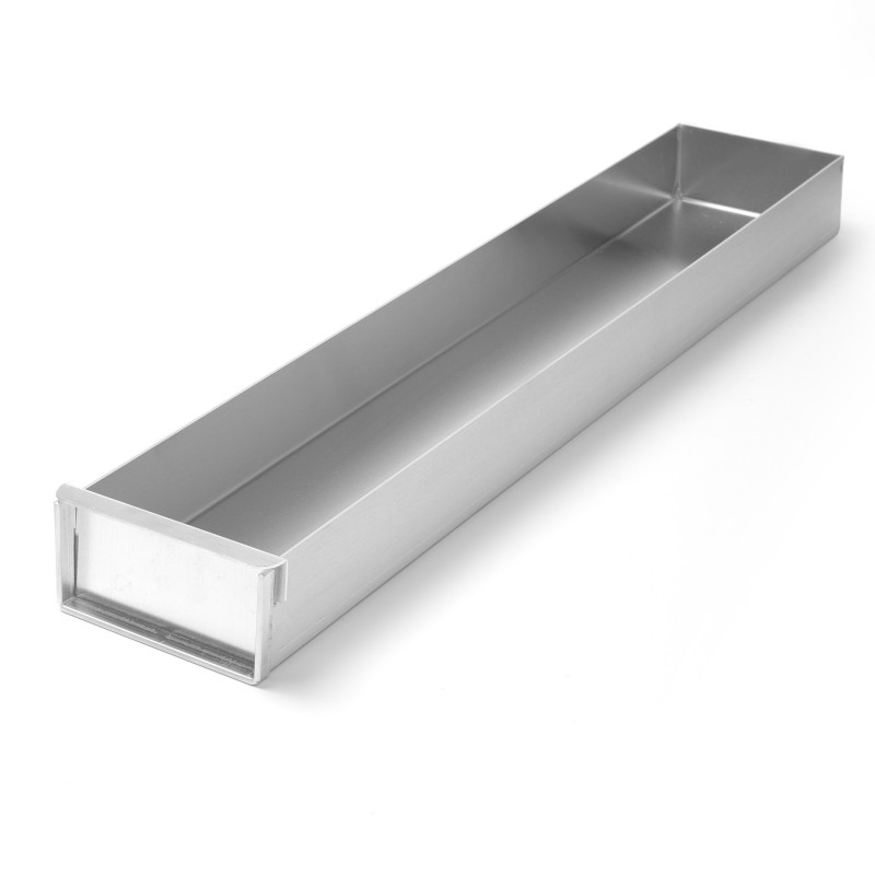 Stačiakampis aliuminio konditerijos padėklas 580x100x(H)50mm Hendi 689851