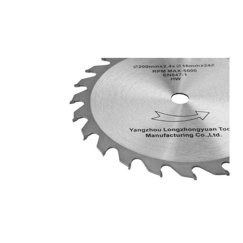 Diskinio pjūklo diskas medienai pjauti 24 dantų sk. 200/16 mm
