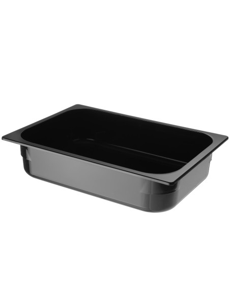 Ledų indelis iš polikarbonato 360x250x80mm - juodas 5L - HENDI 807071 Ledų indelis iš polikarbonato 360x250x80mm - juodas 5L - HENDI 807071