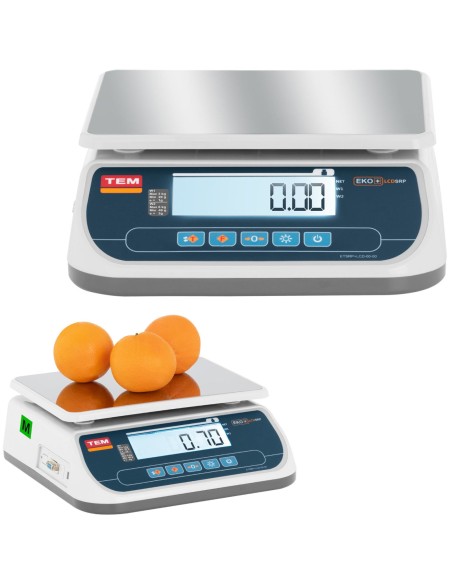 Komercinės svarstyklės 6 kg / 2 g LCD M LEGALIZAVIMAS Komercinės svarstyklės 6 kg / 2 g LCD M LEGALIZAVIMAS