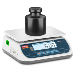 Komercinės svarstyklės 6 kg / 2 g LCD M LEGALIZAVIMAS