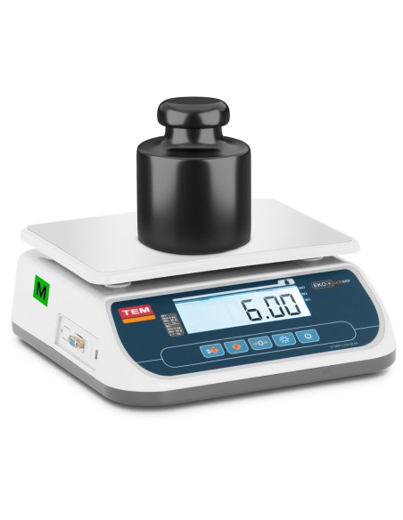 Komercinės svarstyklės 6 kg / 2 g LCD M LEGALIZAVIMAS Komercinės svarstyklės 6 kg / 2 g LCD M LEGALIZAVIMAS