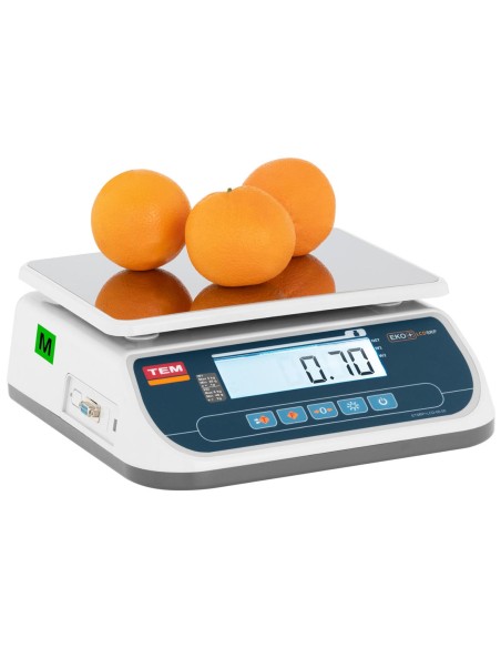 Komercinės svarstyklės 6 kg / 2 g LCD M LEGALIZAVIMAS Komercinės svarstyklės 6 kg / 2 g LCD M LEGALIZAVIMAS