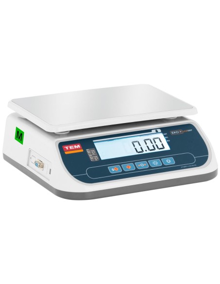 Komercinės svarstyklės 6 kg / 2 g LCD M LEGALIZAVIMAS Komercinės svarstyklės 6 kg / 2 g LCD M LEGALIZAVIMAS