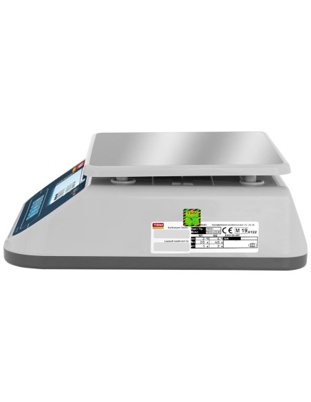 Komercinės svarstyklės 6 kg / 2 g LCD M LEGALIZAVIMAS Komercinės svarstyklės 6 kg / 2 g LCD M LEGALIZAVIMAS