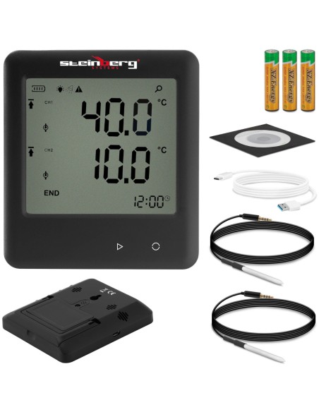 Temperatūros registratoriaus termometro diapazonas -200 iki 250C Micro USB LCD IP54 Temperatūros registratoriaus termometro diapazonas -200 iki 250C Micro USB LCD IP54